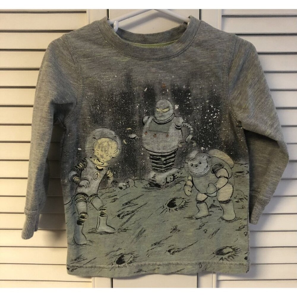 Bumblebee Boy size 2T Alien Long Sleeved Tee